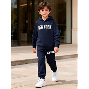 Teen Boys Oversized Fleece Hoodie, Casual Long Sleeve Hooded Pullover Sweatshirt for 13-16Y Kids Dailywear, Street Outfits