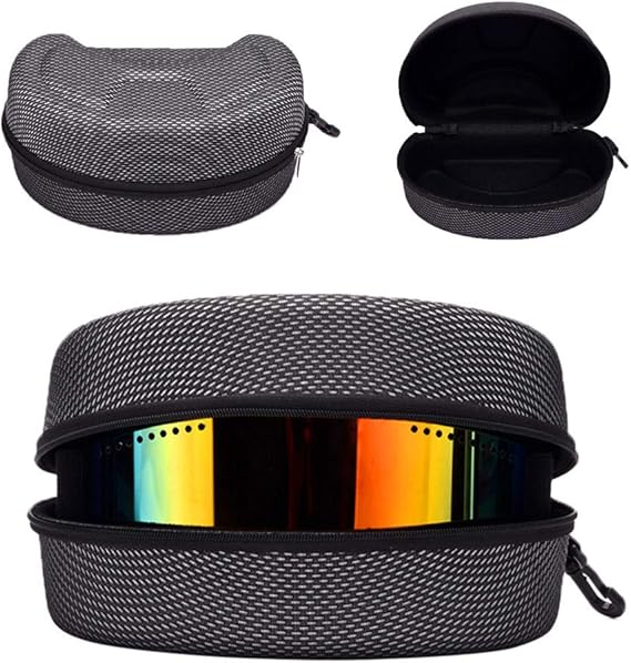 Outdoor Sports Glasses Case Sports Size for Curved Frames, AntiShock