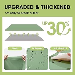Pureegg Plastic Table Cloth Disposable 10 Pack, 54