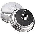 51mm Pressurized Espresso Filter Basket, 2 Pack Espresso Machines Filter Replacement Parts for Breville Cafe Roma ESP8XL, Cui