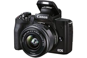 Canon EOS M50 Mark II + EF-M 15-45mm is STM Kit Black