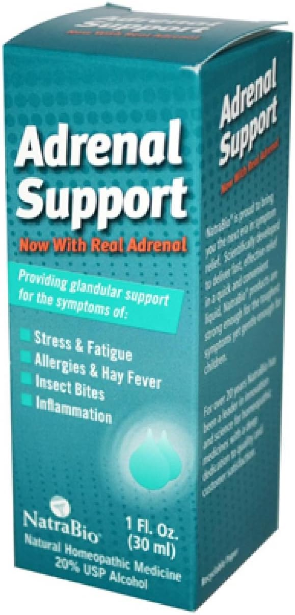 Natra-Bio Adrenal Extract Nutritional Supplement for Children 1 fl oz (737577): Health & Personal Care