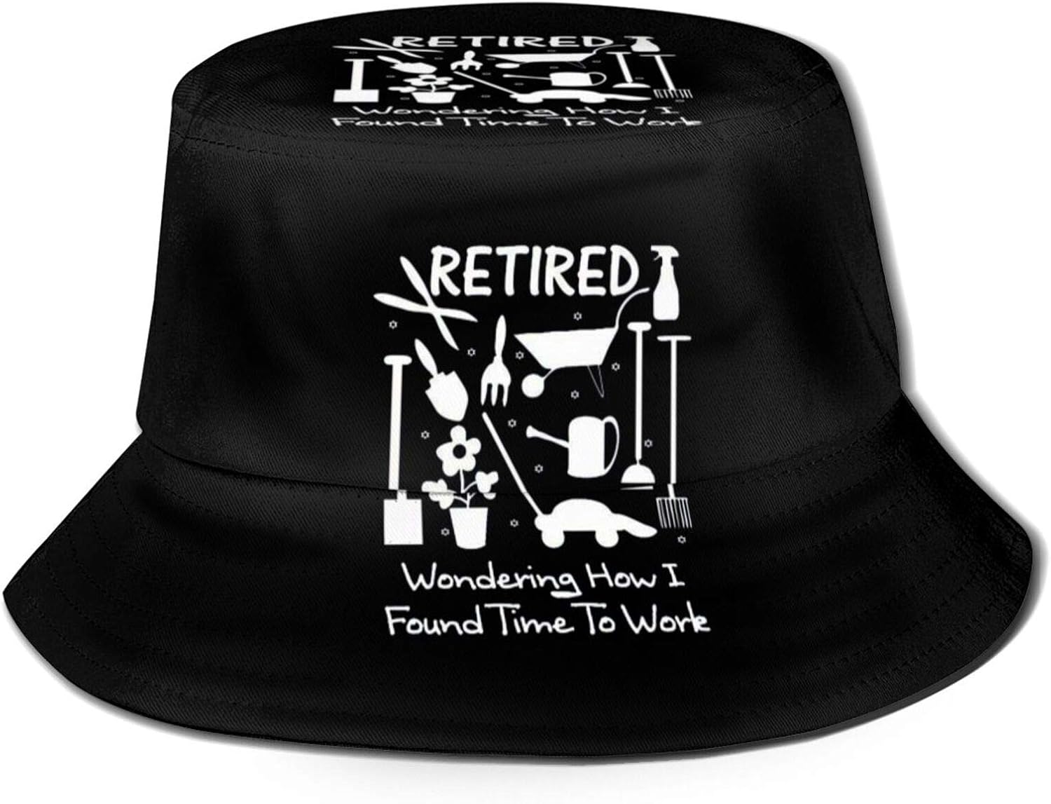 Bucket Hat Funny Retirement Slogan Garden Tools Graphic Fisherman hat