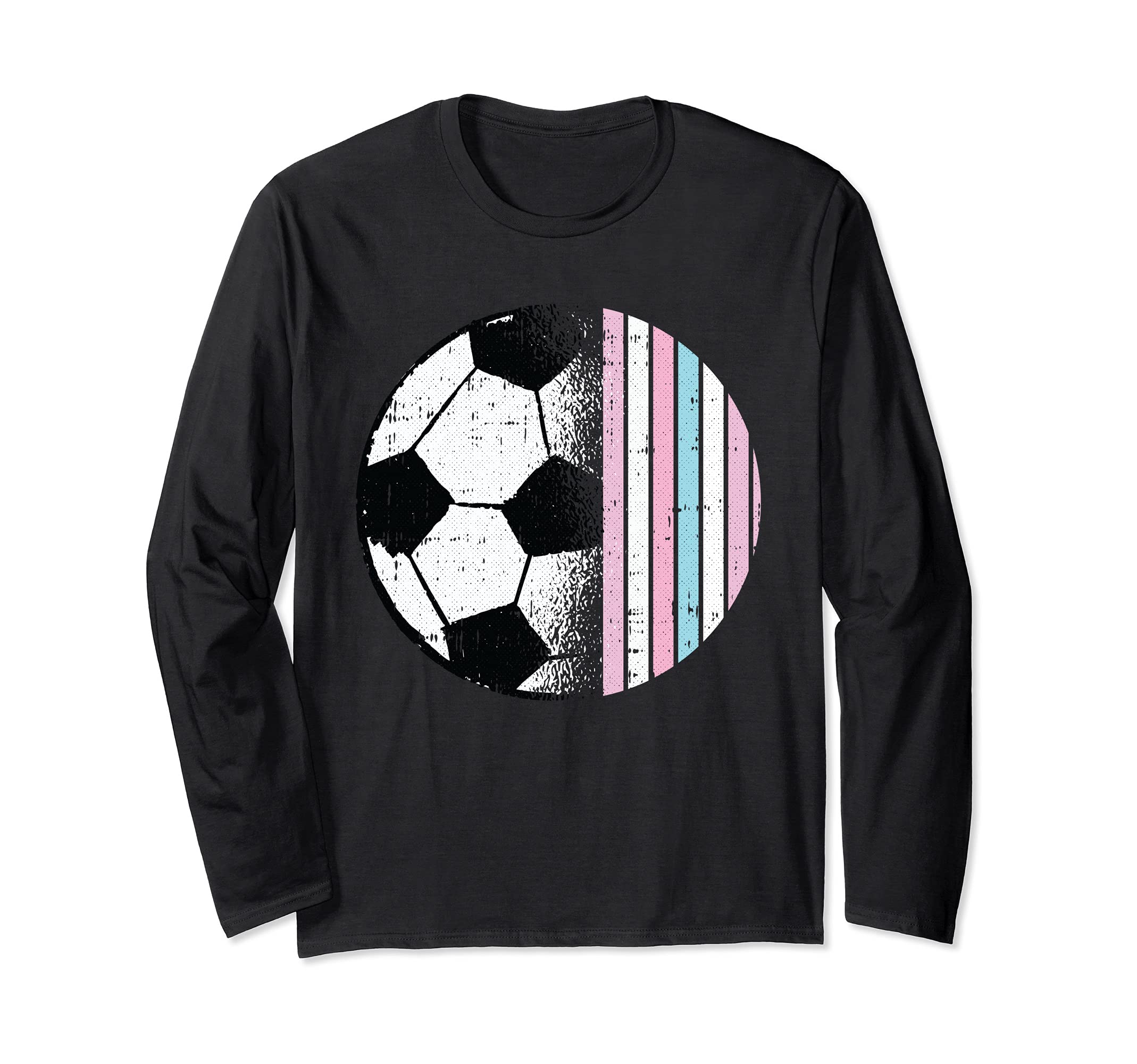 Soccer Ball LGBT-Q Intersexual Pride Sport Fan Player Ally Long Sleeve T-Shirt