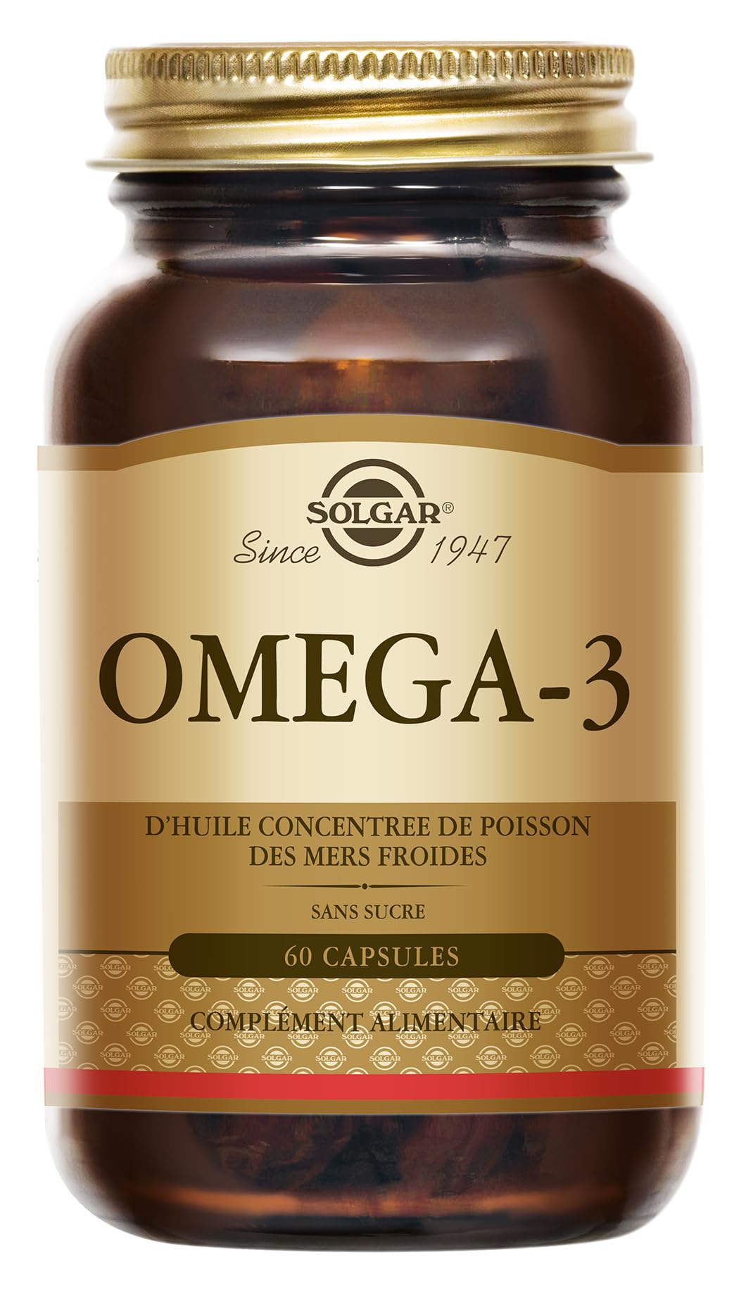 Solgar Omega-3 Double Strength Softgels - Pack of 60 - for a Healthy Heart, Brain and Vision - Good Fats to Nourish The Whole Body - Gluten Free