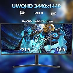 Sealan 34 inch Curved Ultrawide Computer Gaming