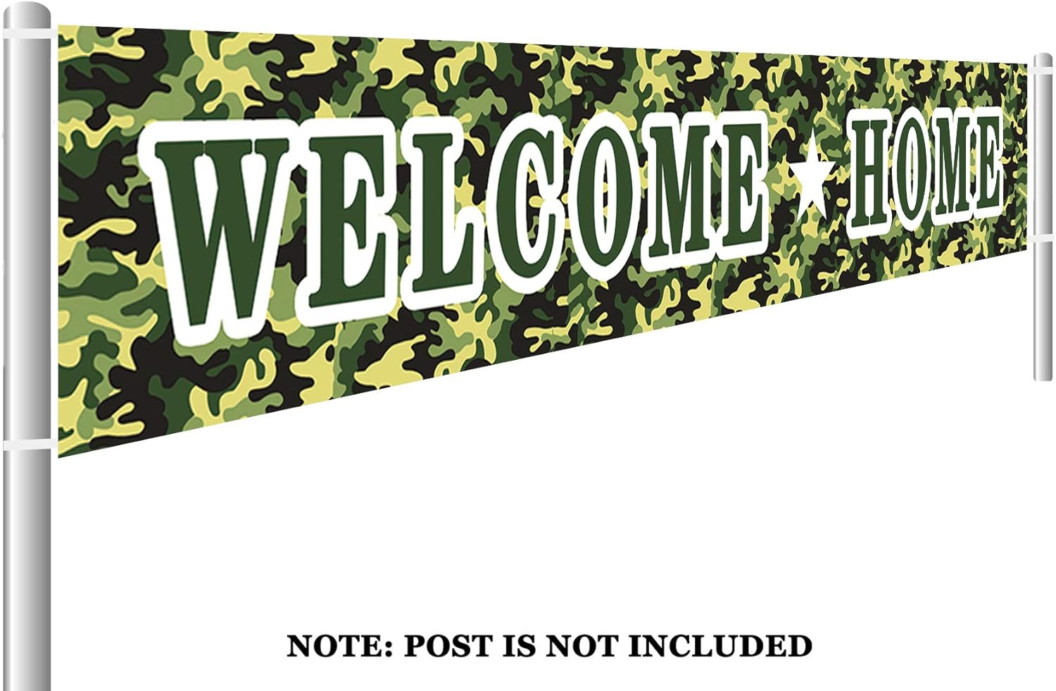 Amazon Com Colormoon Large Camouflage Welcome Home Banner