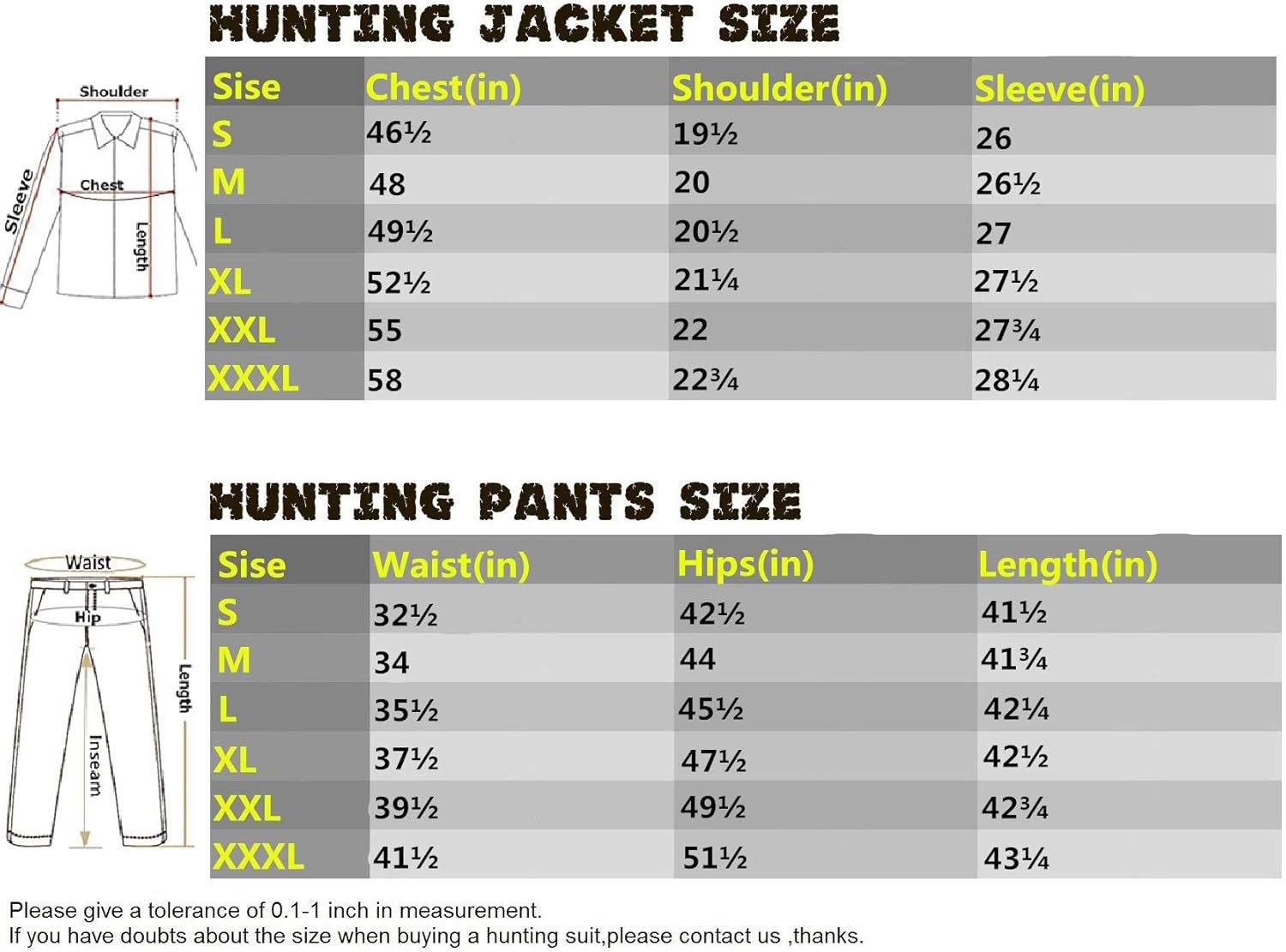 NEW VIEW Upgraded Hunting Clothes for Men,Silent Water Resistant Hunting Suits,Hunting Jacket and Pants: Clothing