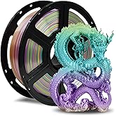 FLASHFORGE Silk PLA Filament 1.75mm, 3D Printer Filament 1kg (2.2lbs) Spool, Smooth and Silky Texture 3D Printing Filament, Dimensional Accuracy +/- 0.02mm