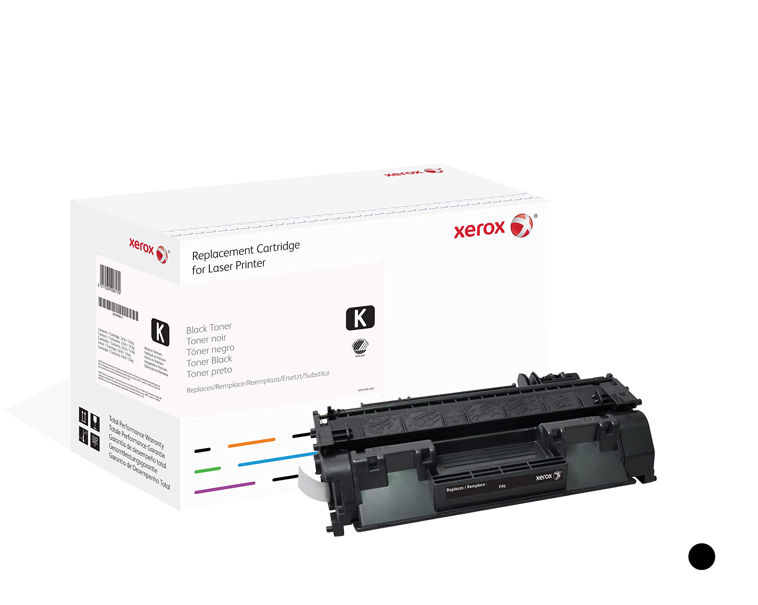 Xerox Replacement Black Toner Cartridge equivalent to HP 80A / CF280A - (2700 pages) - 006R03026