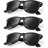 KALIYADI Polarized Sunglasses for Men and Women Matte Finish Sun glasses Color Mirror Lens UV Blocking (3 Pack)