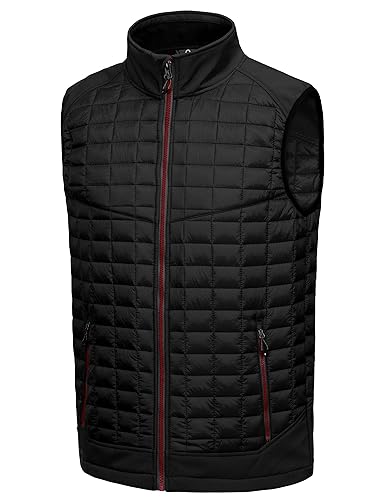 Little Donkey Andy Men's Lightweight Puffer Vest, Warm Outdoor