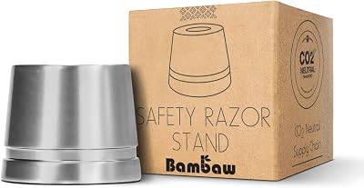 Bambaw Safety Razor Stand - Aluminium Shaving Stand for Double Edge Razors -