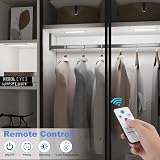 TOPPLEE Under Cabinet Lights 5 Pack with Remote 3 Color Temp 1300mAh Battery view 2