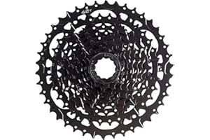 Microshift 9sp 11-42T Bike Cassette for Road and Mountain Bike, Black
