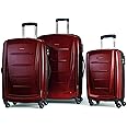 Samsonite Winfield 2 Hardside Luggage with Spinner Wheels, Burgundy, 3-Piece Set (20/24/28)