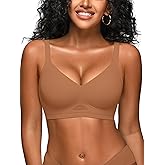 Cuteio Wireless Jelly Bras for Women No Underwire - S-2XL Seamless Everyday Tshirt Bralettes Supportive Bra
