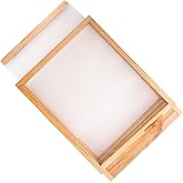 Screened Bottom Board 10 Frame with Entrance Reducer, Bee Hive Bottom Board for Beehive 10 Frame with Solid Wood, Bee Hive Separated Board Beekeeping Supplies