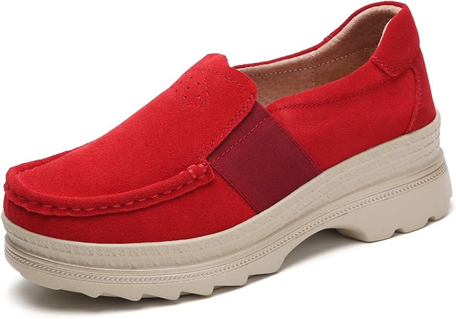 Ladies Casual Shoes Simple Style Chunky Cleated Sole Outdoor Walking