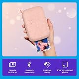 HP Sprocket 2x3 Instant Photo Printer Pink Bluetooth Zink Paper view 2