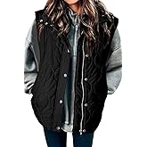 EVALESS Cropped Puffer Vest Women Lightweight Quilted Stand Collar Sleeveless Jackets Fall Winter 2025 Button Zip Up Coat