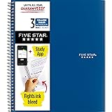 Five Star Spiral Notebook + Study App, 3