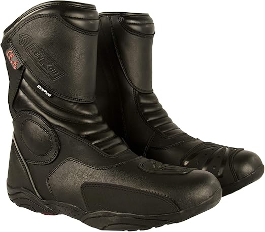 Zerimar Botas Piel Moto vintage