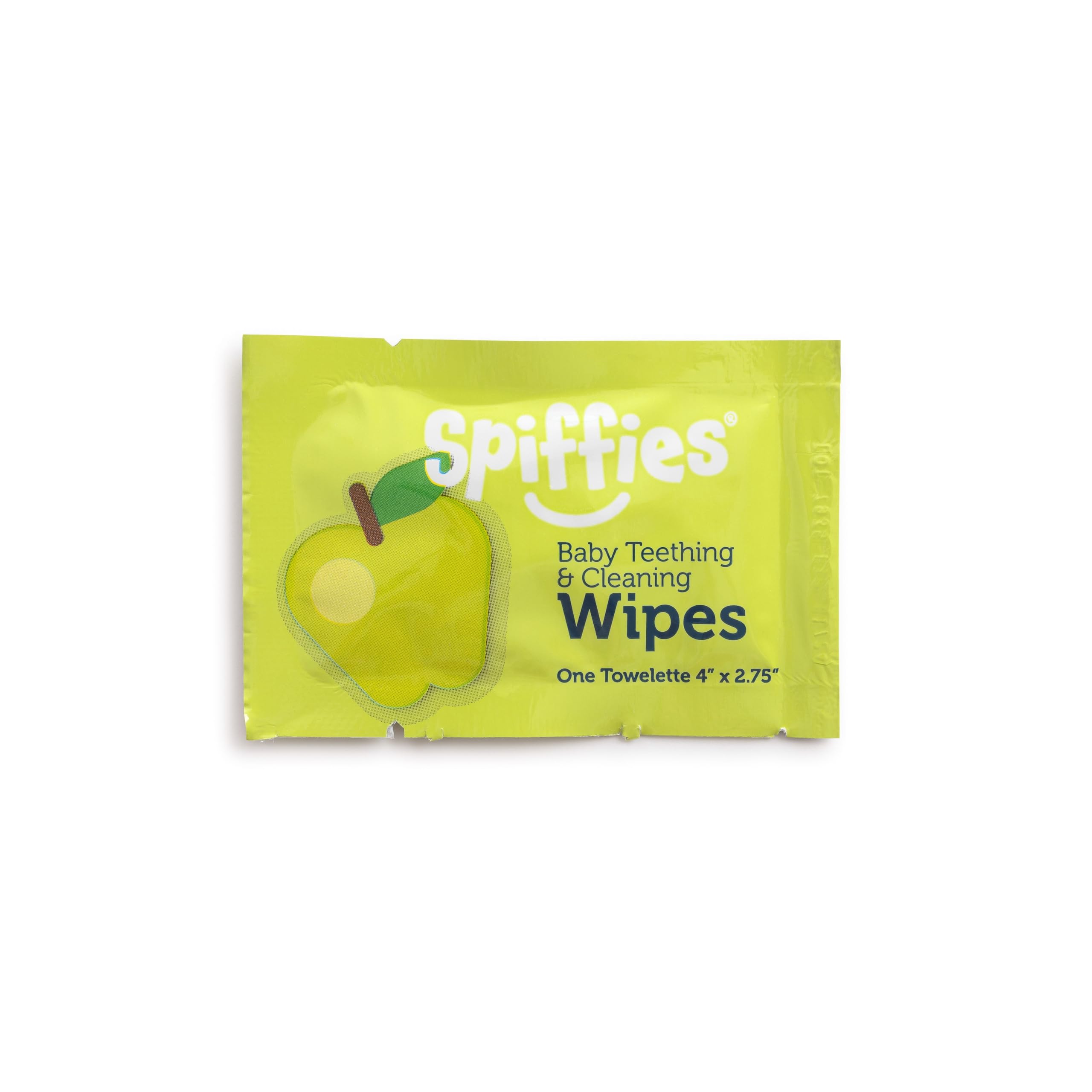 Spiffies Baby Teeth Wipes - Apple & Grape Flavor Variety, Xylitol-Enriched Baby Gum Cleaner & Dental Wipes for Teething Relief and Teeth Cleaning - Safe for Infants & Toddlers, 20 Count (Pack of 3)