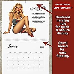 PinUp Calendar 2026, XL Premium Retro Pin-Up