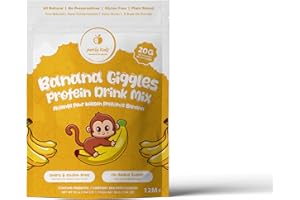 Purely Kids™ Organic Banana Giggles Protein Drink Mix, All Natural, Dairy Free, Gluten Free, No Added Sugar, NON GMO, 20g Pro