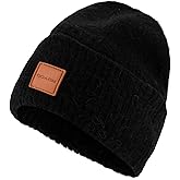 Coach Womens Leather Patch Beanie
