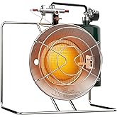 Propane Tank Top Heater, CAMPLUX Outdoor Tanktop Heater with Tip-Over Switch for Garage, Camping, Hunting, Double Burner Heav