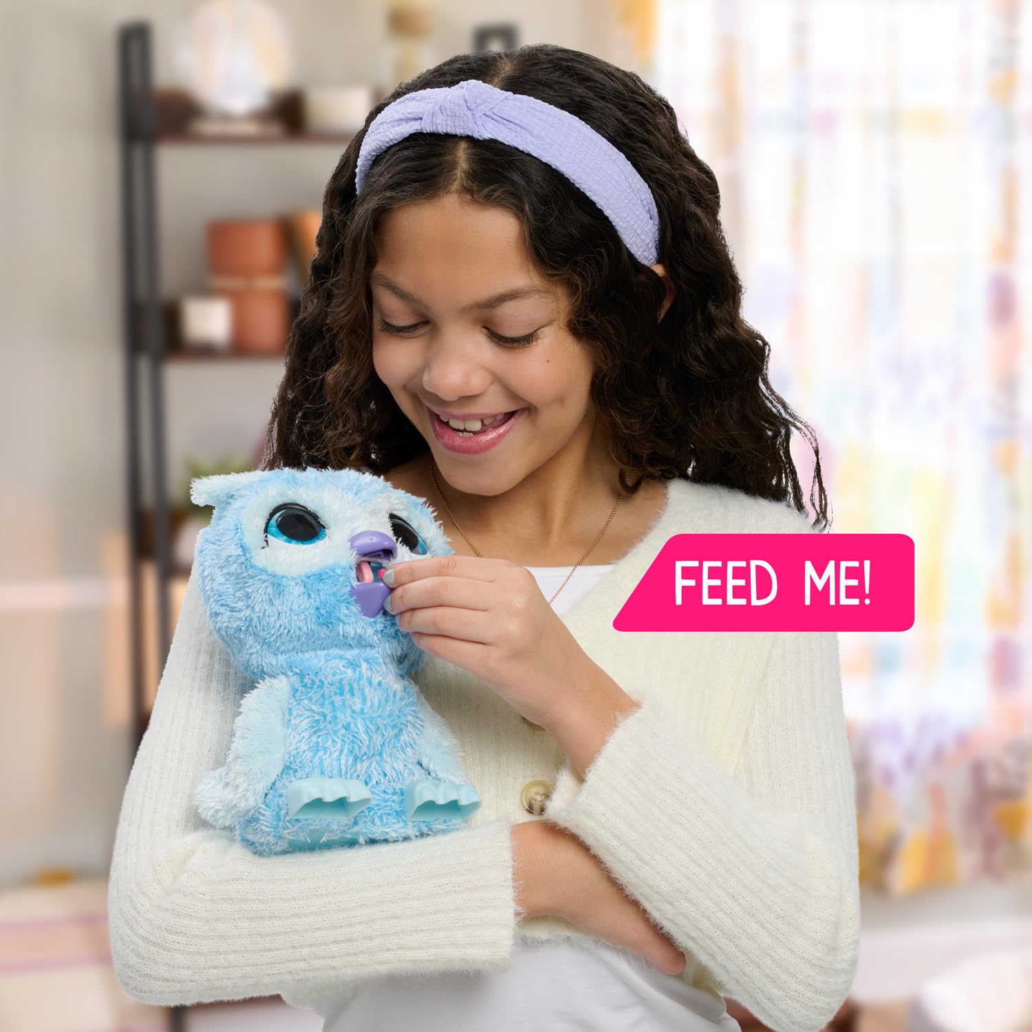 Just Play furReal Lil Wilds Owlen The Owl Interactive Toy with Sounds, 6-Pieces, Kids Toys for Ages 4 Up