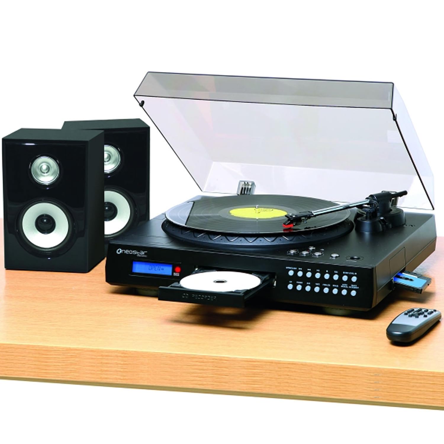 Neostar Vinyl2CD Turntable CD Burner Cassette Pre Amazon.co.uk