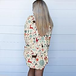 Santa Sweaters For Women Kimono Cardigans For Women