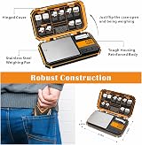 UNIWEIGH Digital Pocket Scale 200g/0.01g Orange view 6
