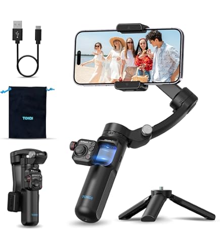 DJI Osmo Mobile Gimbal 7P com módulo multifuncional e estojo de