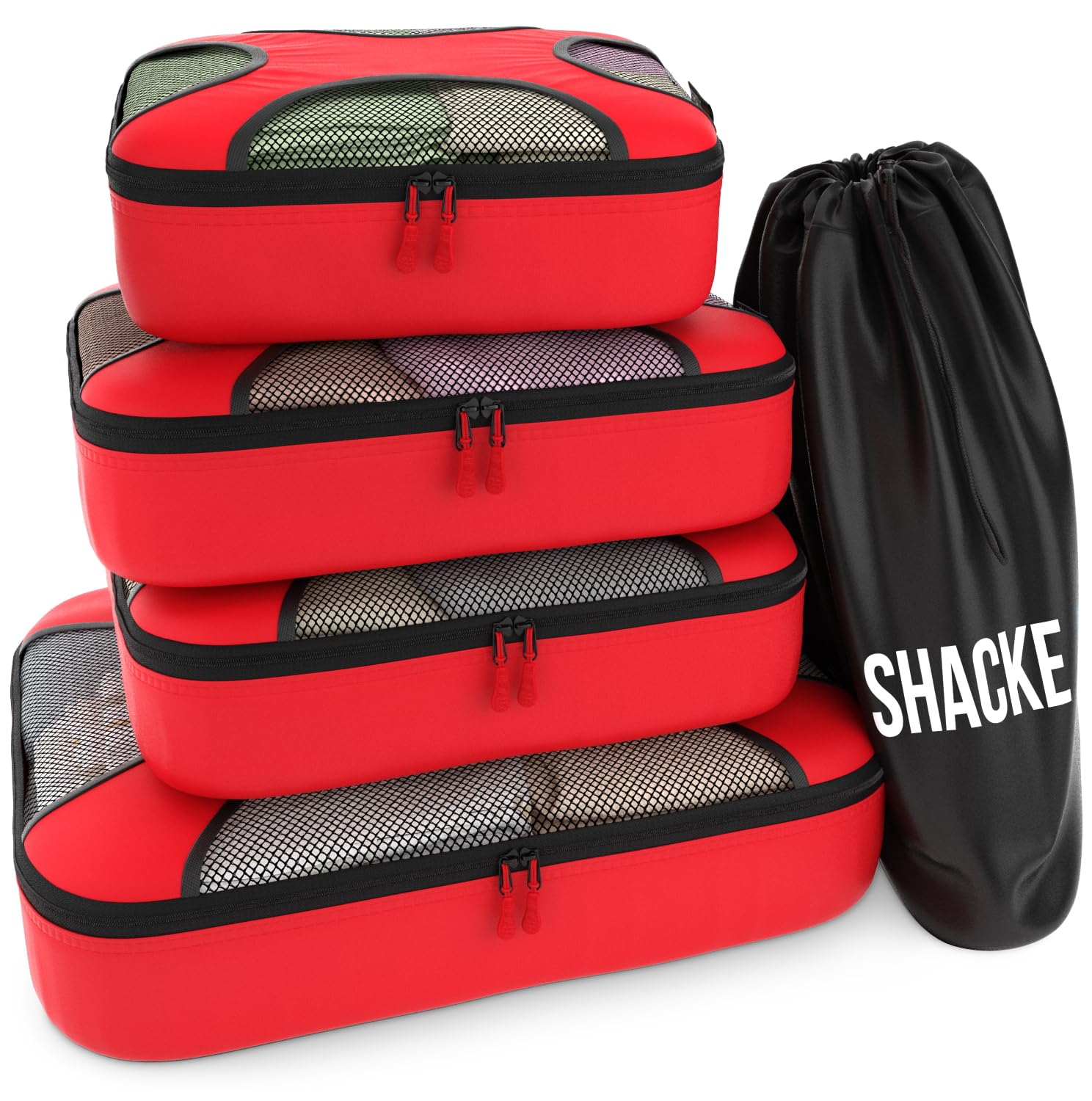 5 Set/8 Set Packing Cubes - Travel Organizers with Laundry Bag