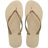 Havaianas Women's Slim, Gold (Sandgrey/Lightgolden 2719), 5.5-6.5