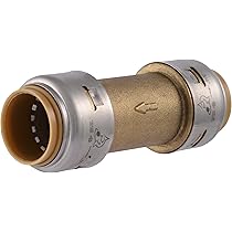 thumbnail image 2 of 2-Pack 3/4-inch Push Fit Check Valves - Brass Plumbing Fittings For PEX, Copper 2 of 9