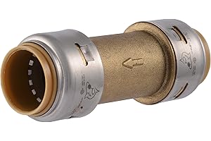 Sharkbite Max 3/4 Inch Check Valve, Push to Connect Brass Plumbing Fitting, PEX Pipe, Copper, CPVC, PE-RT, HDPE, UR2016A