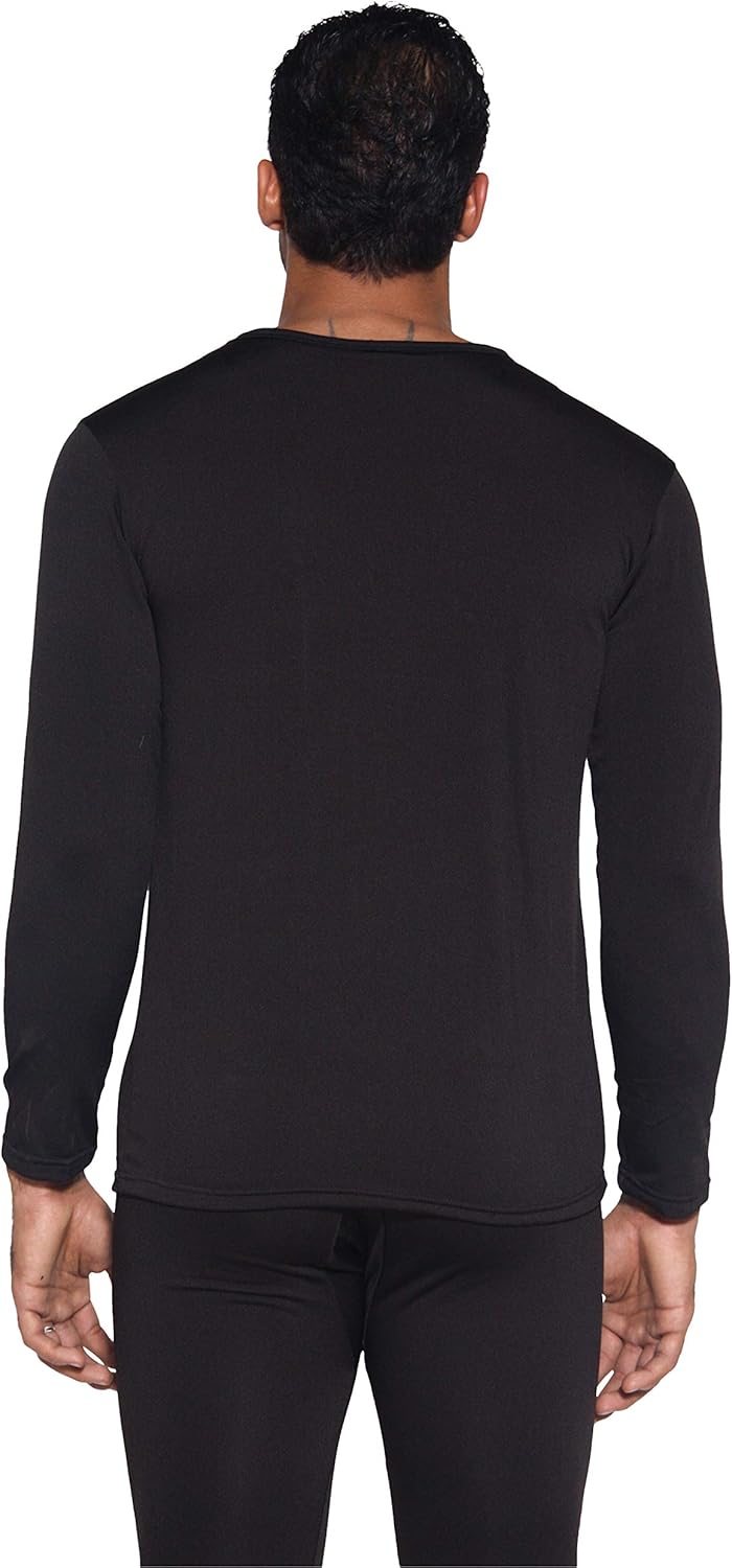 1 & 3 Pack: Men's Ultra-Soft Long Sleeve Crew Neck Thermal Shirt – Fleece Lined Compression Baselayer Top Underwear at  Men’s Clothing store