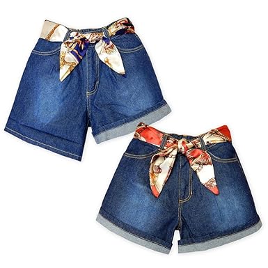 Amazon ネイビー 160cm 子供服 女の子 ショート パンツ Rerek