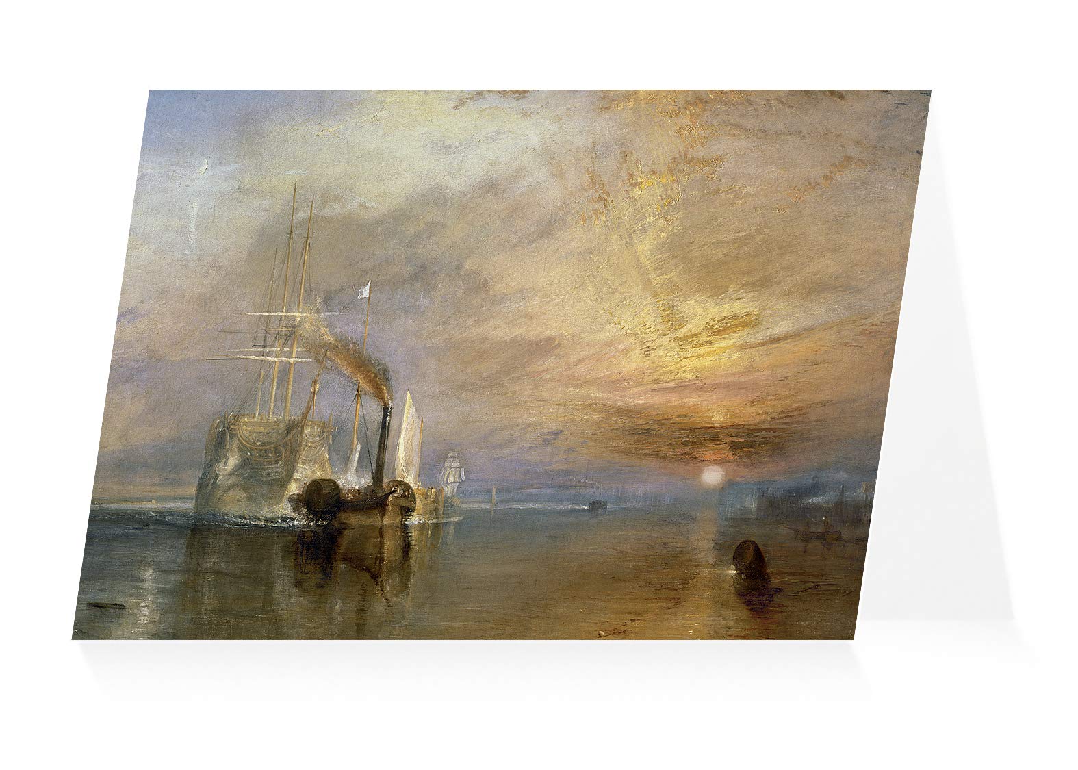 Royal Academy JMW Turner The Fighting Temeraire Art Greeting Card (17 x 12 cm)
