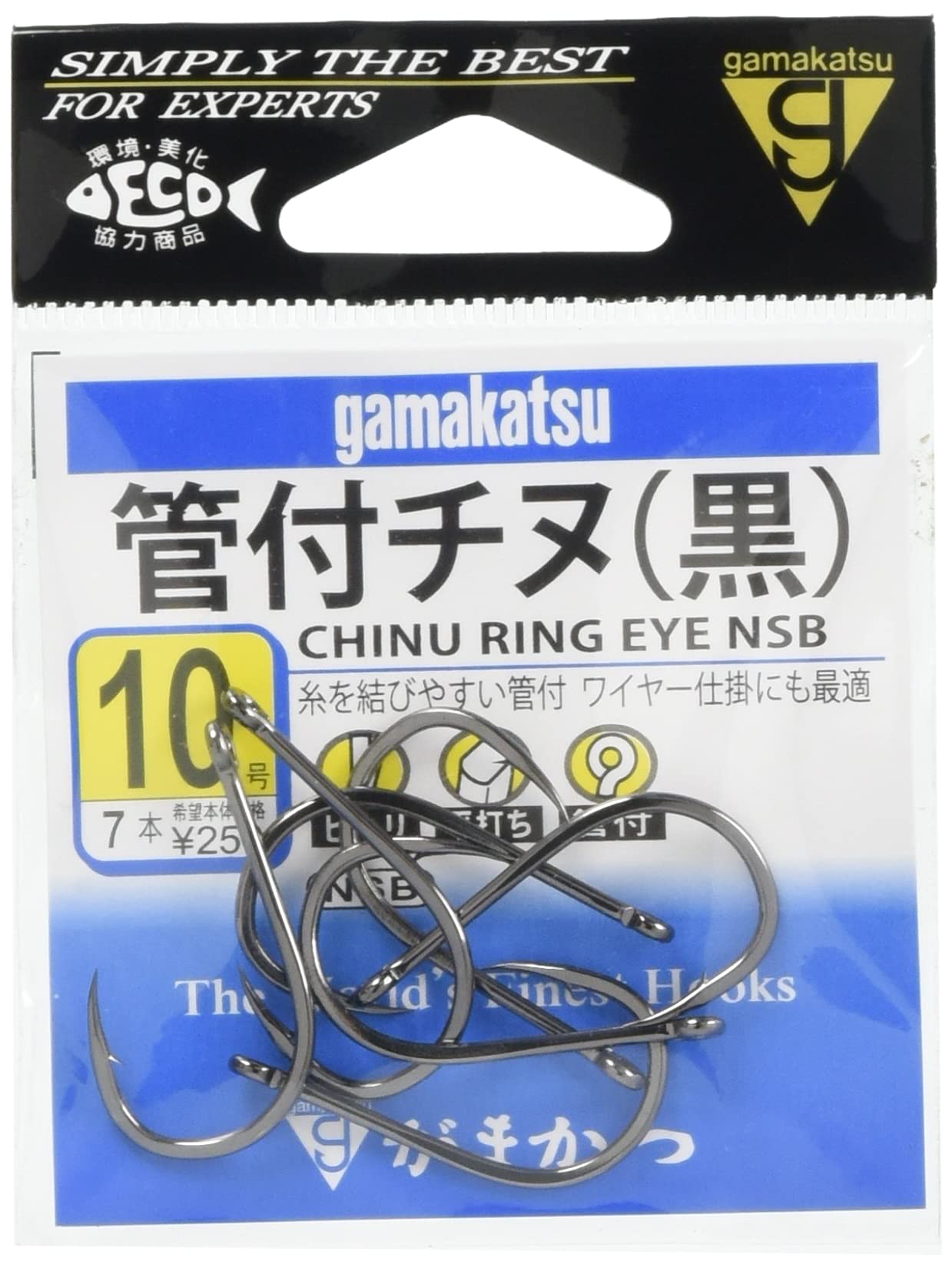 がまかつ カン付チヌ フック 10号の商品画像