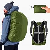 Frelaxy Waterproof Backpack Rain Cover, Pack Covers for Hiking, Travel | Upgraded Silver-Coated Waterproof Fabric, Anti-Slip Cross-Buckle Strap, Ultralight and Compact