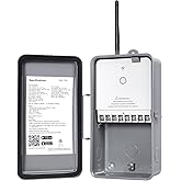 Suraielec Pool Timer, WiFi Smart Pool Pump Timer, 120, 240, 277 VAC, 40 AMP, Outdoor Heavy Duty Metal Casing Pool Control, Wi