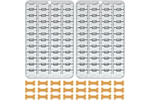 2Pcs Dog Bone Silicone Molds for Treats, 96-Cavity Nonstick Dog Treat Molds for Baking and Freezing, Food-Grade Mini Silicone