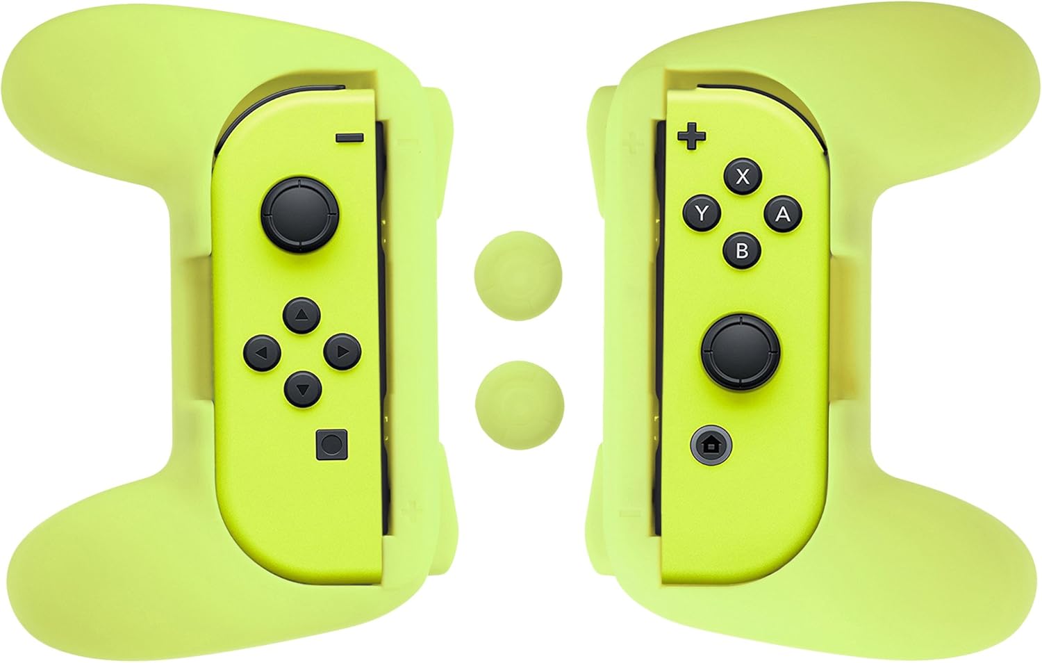 AmazonBasics Grip Kit for Nintendo Switch JoyCon Controllers Yellow Amazon.co.uk PC & Video