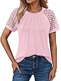 AUTOMET Womens Summer Tops Spring Shirts Trendy